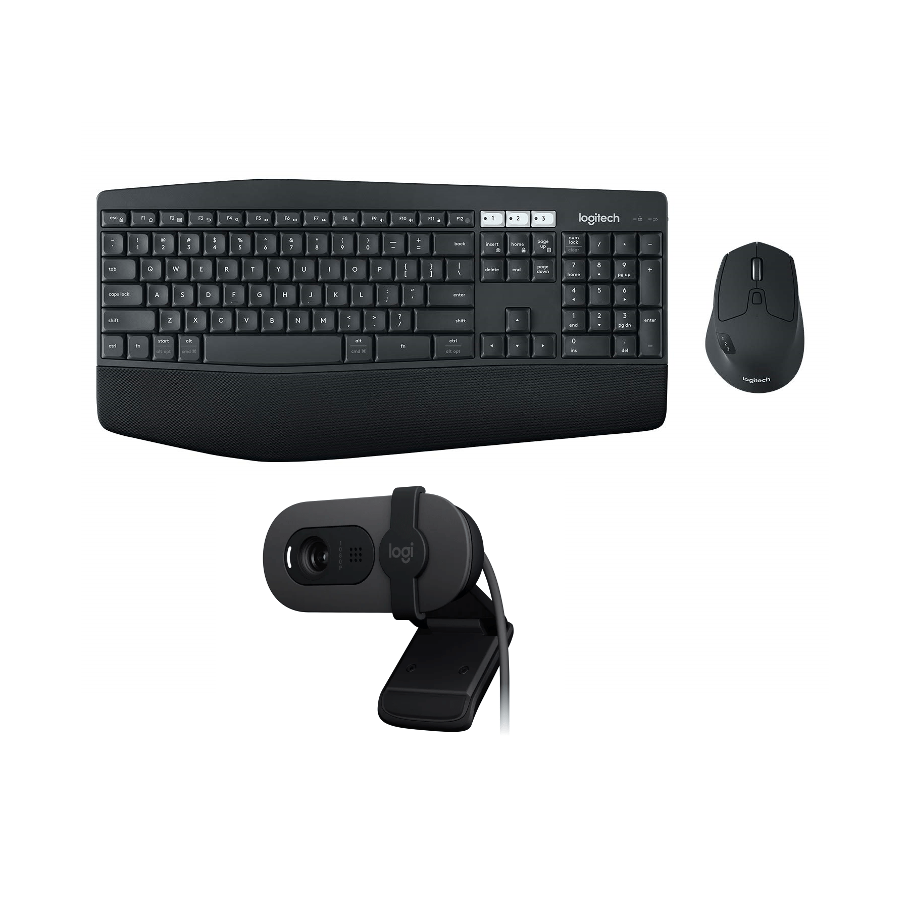 Logitech MK850 Performance tastiera Mouse incluso RF senza fili Bluetooth QWERTY Inglese US Nero - PagineGialle Logitech MK850 Performance tastiera Mouse incluso RF senza fili Bluetooth QWERTY Inglese US Nero - PagineGialle