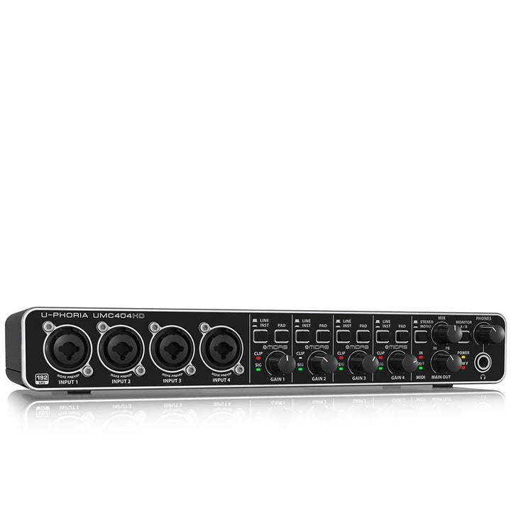 Behringer UMC404HD U-Phoria MIDI Interface with MIDAS Mic Preamplifiers - Golchha Computers