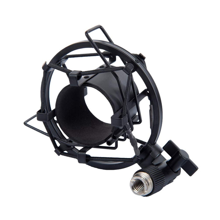 HAWK PROAUDIO SM02 Universal Shock Mount for Large Diaphragm Condenser Microphone, 42-48 mm (Black) - Golchha Computers