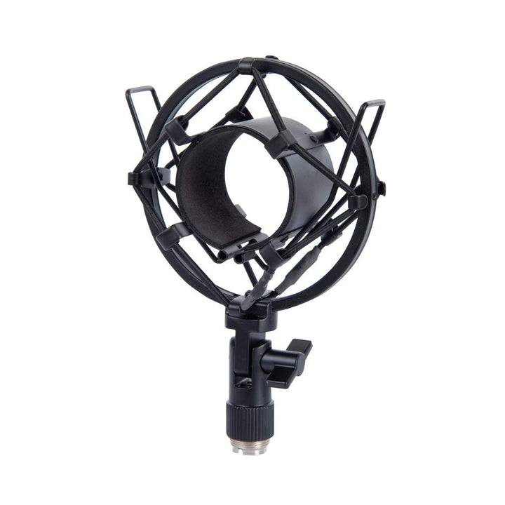 HAWK PROAUDIO SM02 Universal Shock Mount for Large Diaphragm Condenser Microphone, 42-48 mm (Black) - Golchha Computers