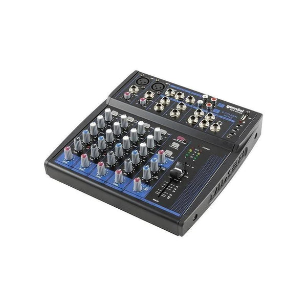 Gemini GEM-08USB Compact 8 Channel Bluetooth Mixer- Dispatch within 3-4 Business Days