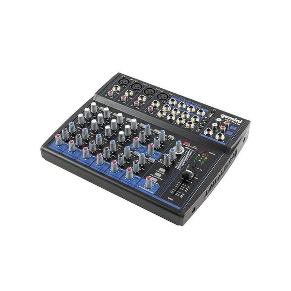 Gemini GEM-12USB Compact 12 Channel Bluetooth Mixer- Dispatch within 3-4 Business Days