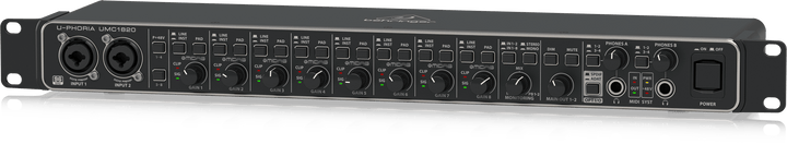 BEHRINGER U-Phoria UMC1820, Black, 8-Channel Audio Interface - Golchha Computers