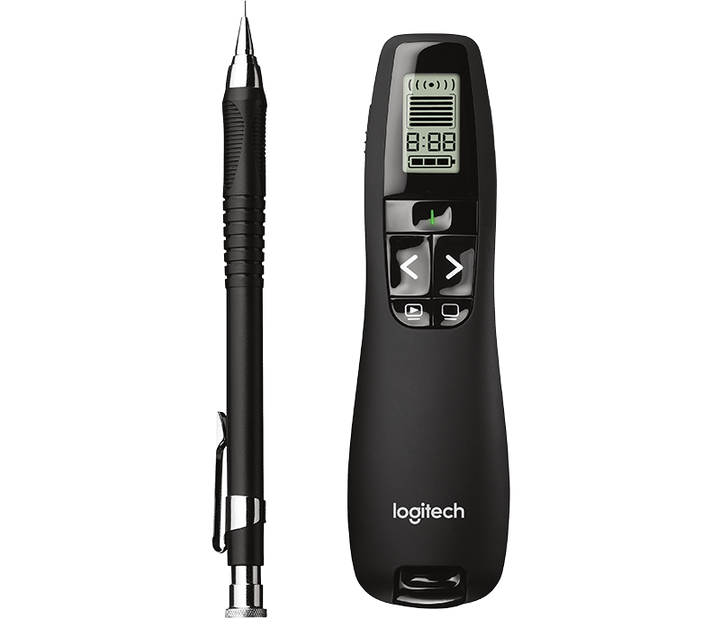 Logitech R800 Laser Presentation Remote With LCD display for time tracking - Golchha Computers