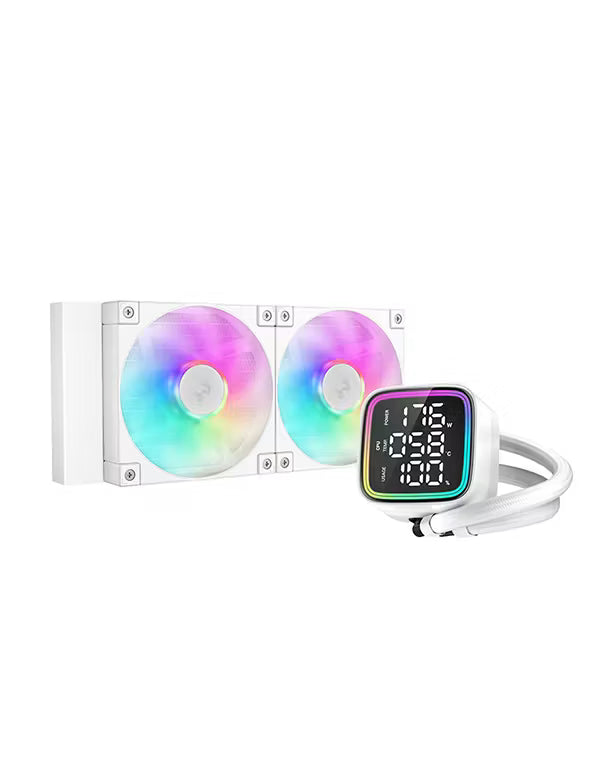 DeepCool LD240 ARGB 240mm CPU Liquid Cooler (White)