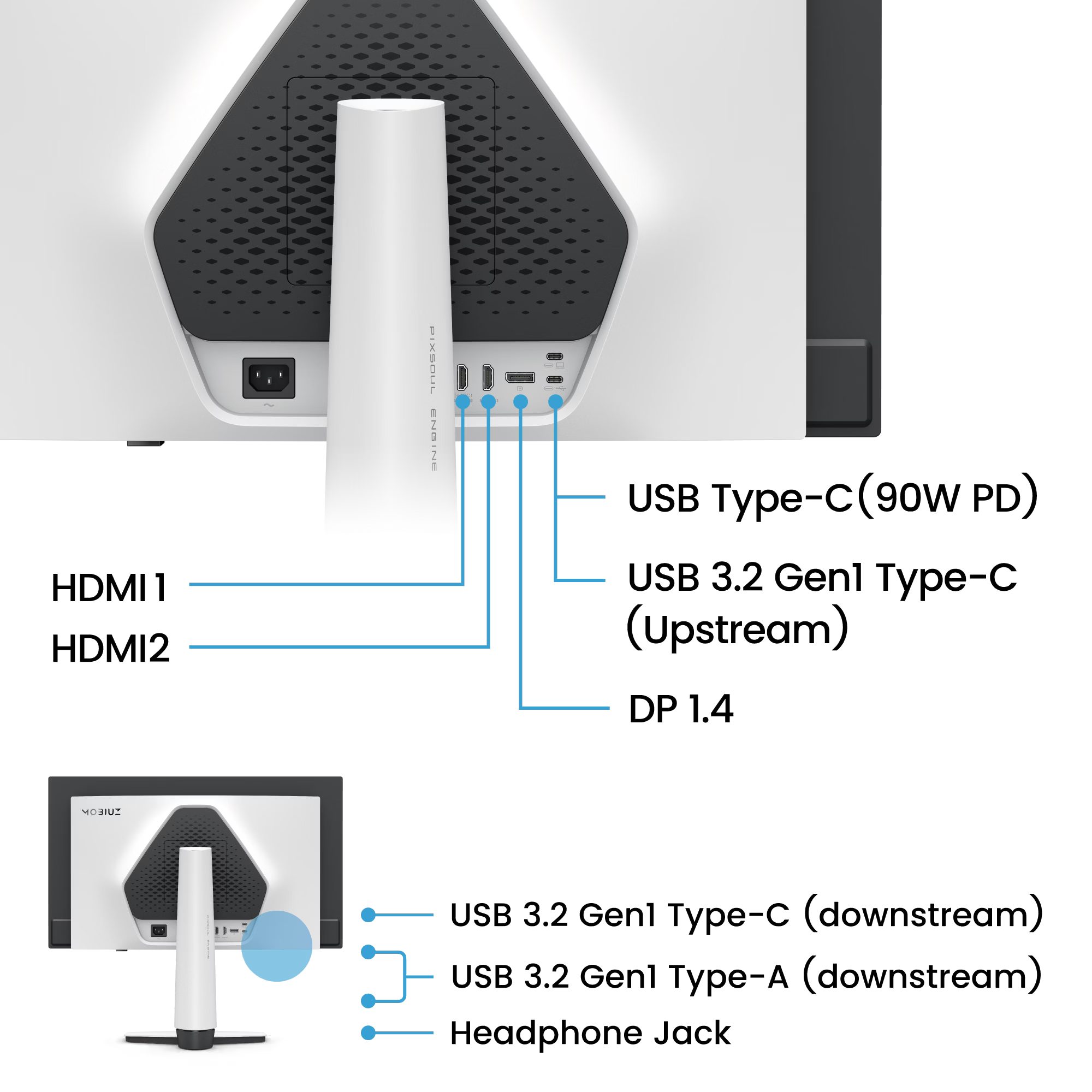 Benq MOBIUZ EX271UZ 27” 4K UHD 4th Gen QD-OLED 240Hz Gaming Monitor - GOLCHHA COMPUTERS 