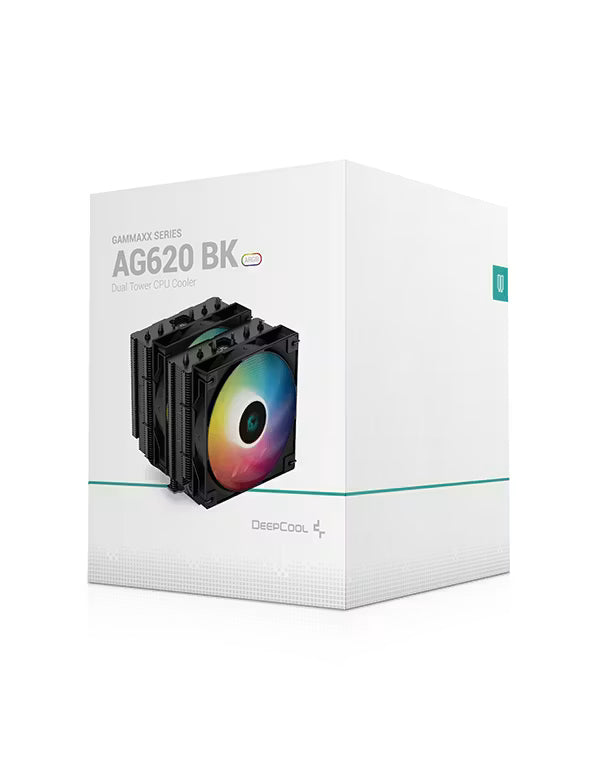 DeepCool AG620 WH/BK ARGB dual-tower 120mm CPU Air cooler