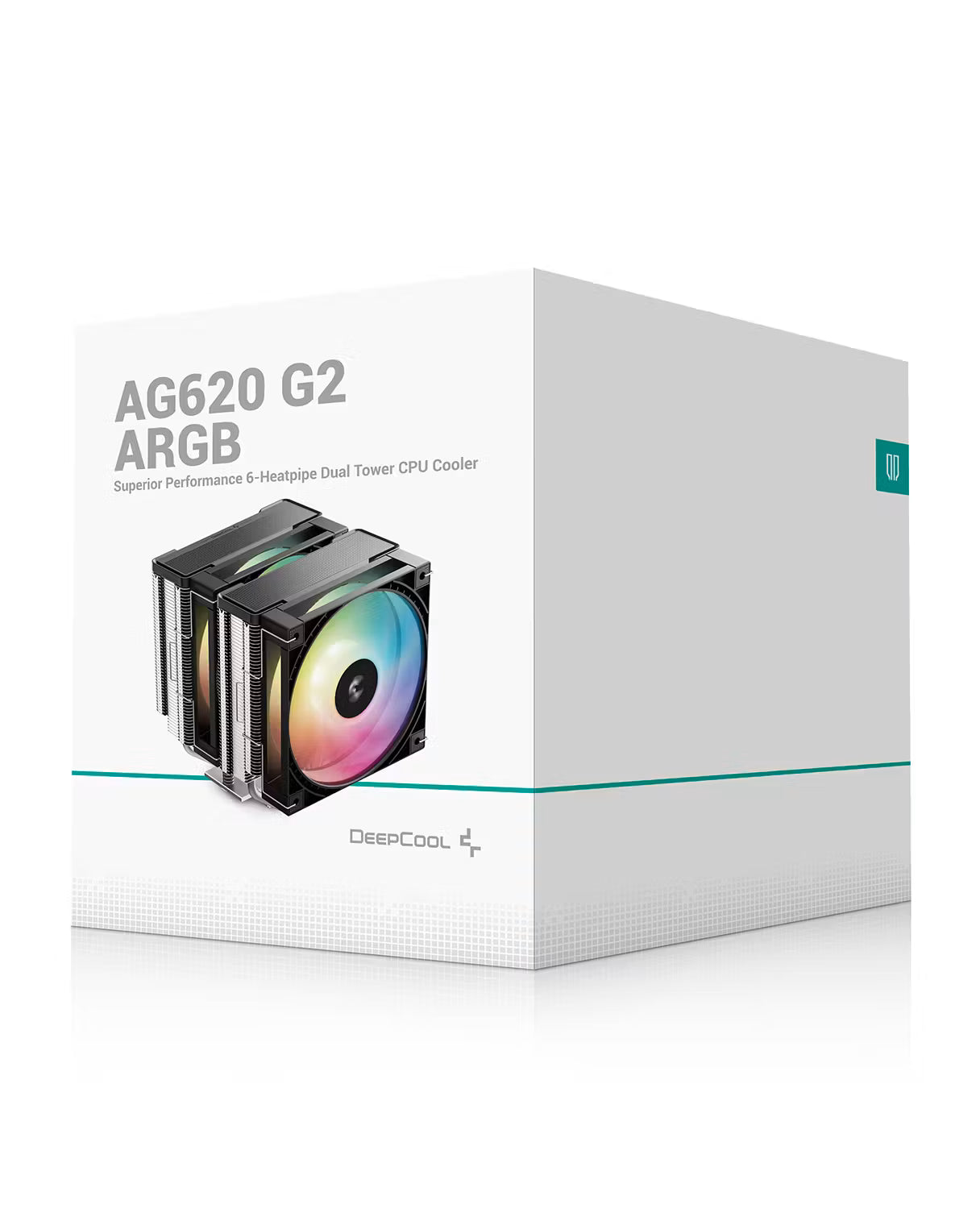 DeepCool AG620 G2 ARGB Dual Tower 120mm CPU Air Cooler (Black)
