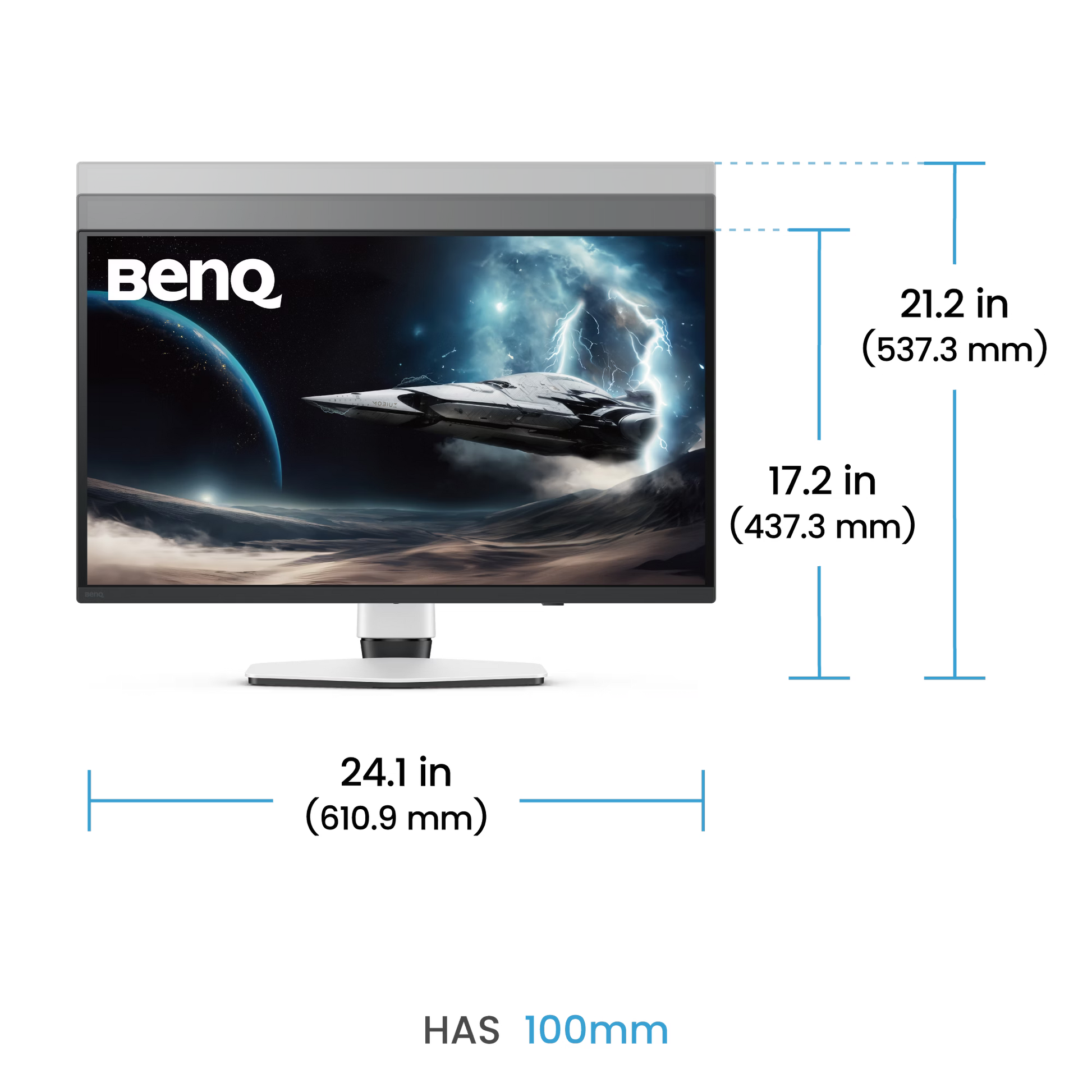 Benq MOBIUZ EX271UZ 27” 4K UHD 4th Gen QD-OLED 240Hz Gaming Monitor - GOLCHHA COMPUTERS 