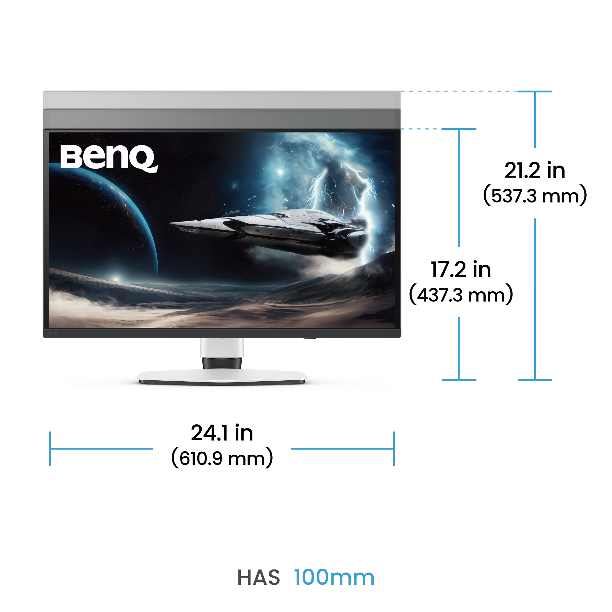 Benq MOBIUZ EX271UZ 27” 4K UHD 4th Gen QD-OLED 240Hz Gaming Monitor - GOLCHHA COMPUTERS 