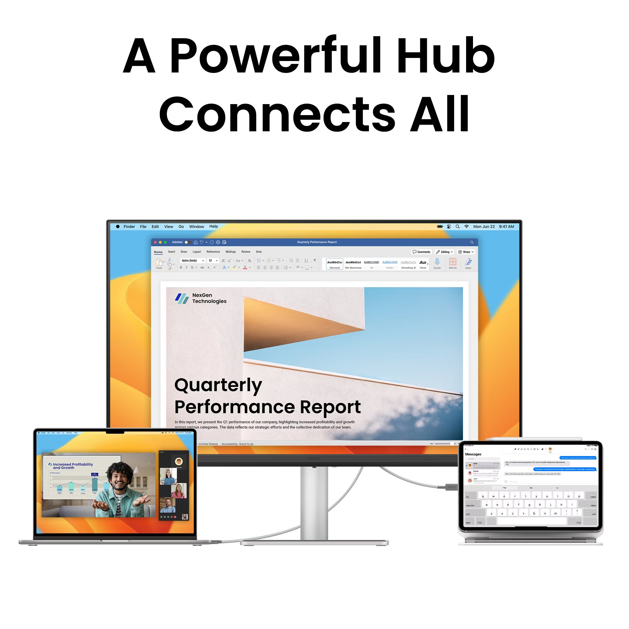 Benq MA320UP 27” 4K Glossy Panel Monitor for MacBook - GOLCHHA COMPUTERS 