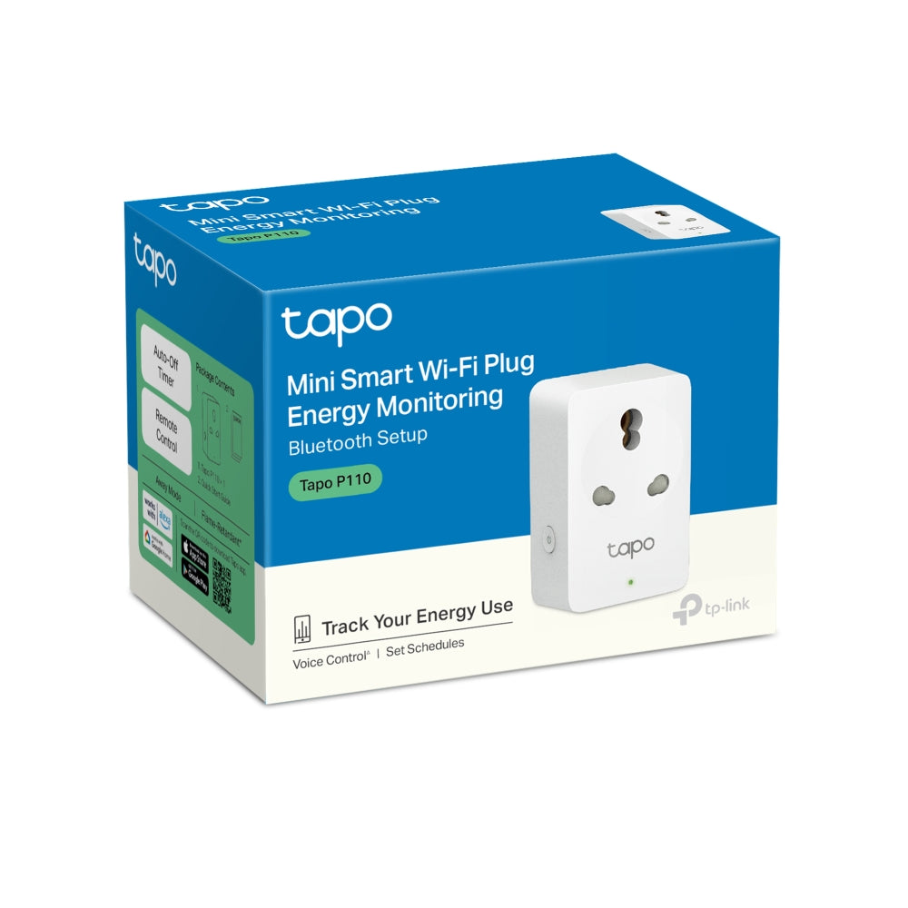 TP Link Tapo P110  Mini Smart Wi-Fi Plug, Energy Monitoring