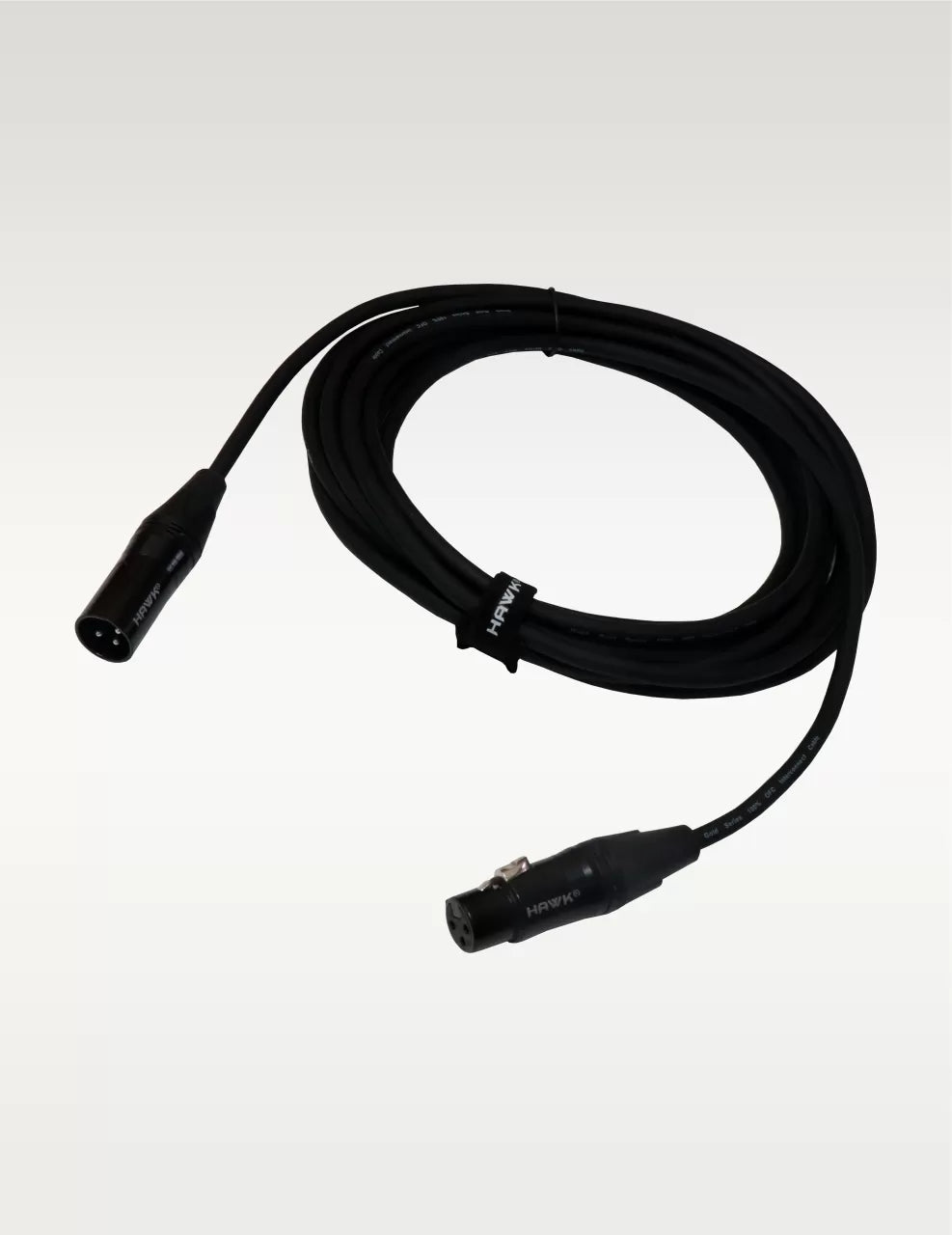 Hawk SXFG-016 Gold Series XLR Male to XLR Female With Cable Tie, 5 Meters, Balanced Cable - GOLCHHA COMPUTERS 