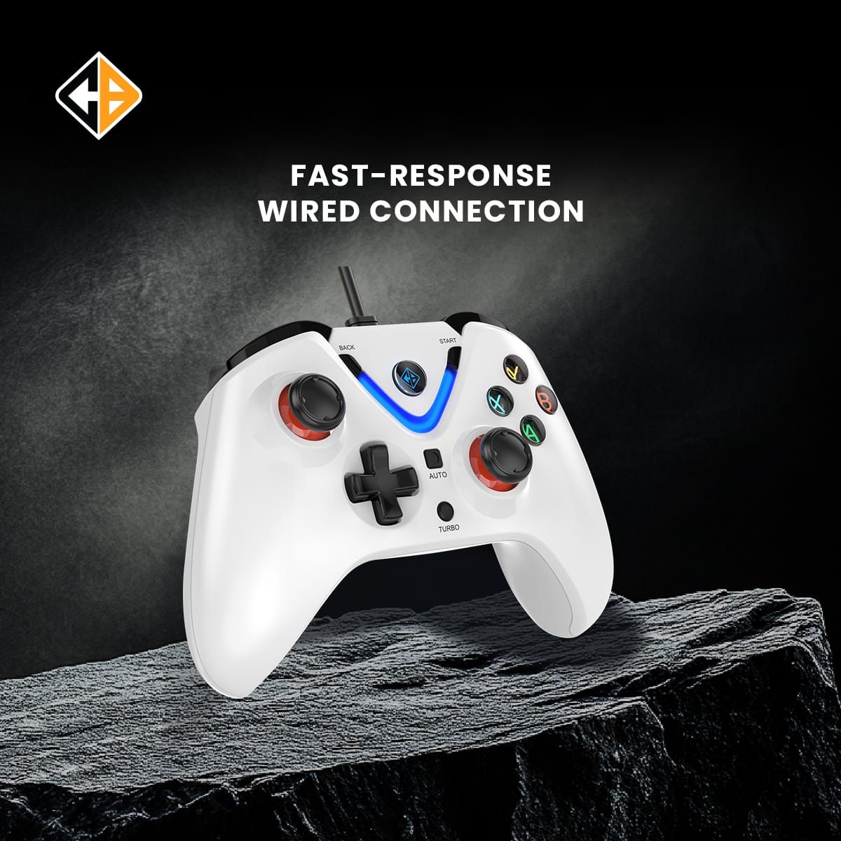 Cosmic Byte ARES Wired Controller for PC with Magnetic Triggers Upgraded Hall Effect Joysticks - GOLCHHA COMPUTERS 