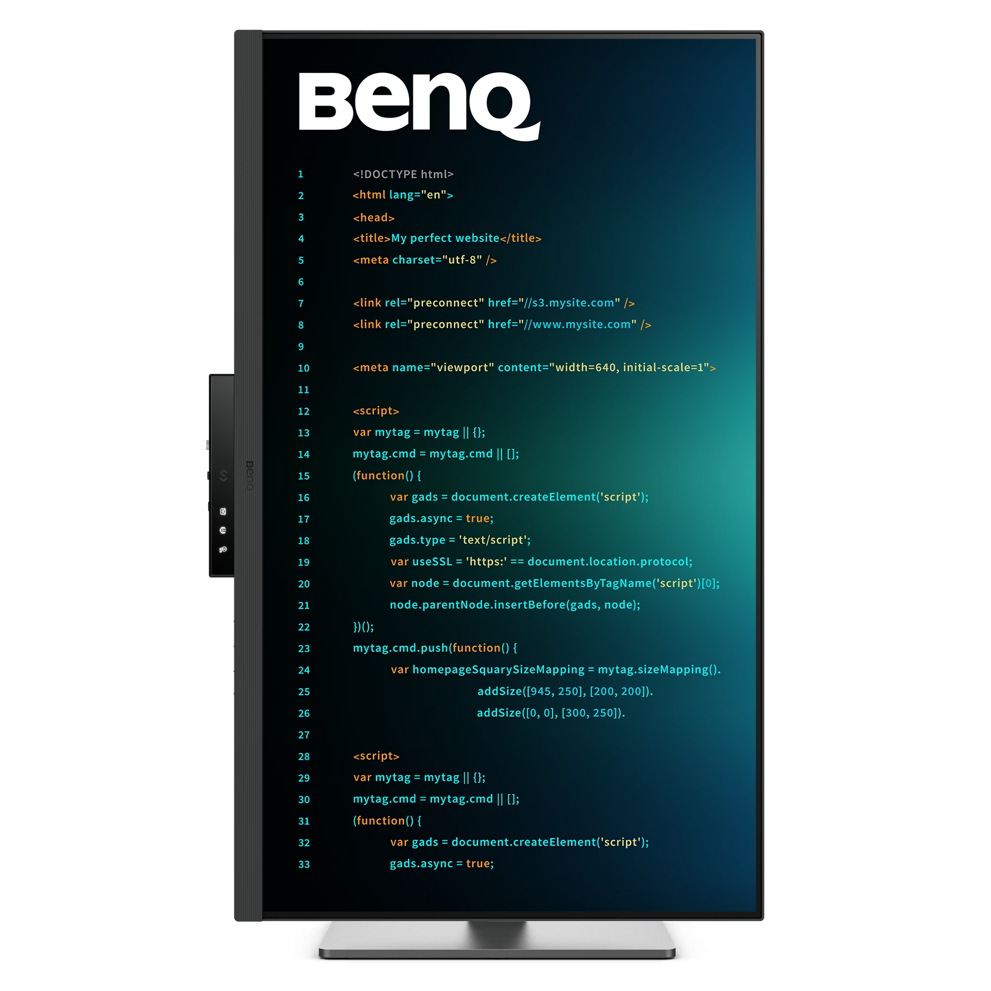 Benq RD320U 32 inch 4K Programming Monitor with MoonHalo Backlight - GOLCHHA COMPUTERS 