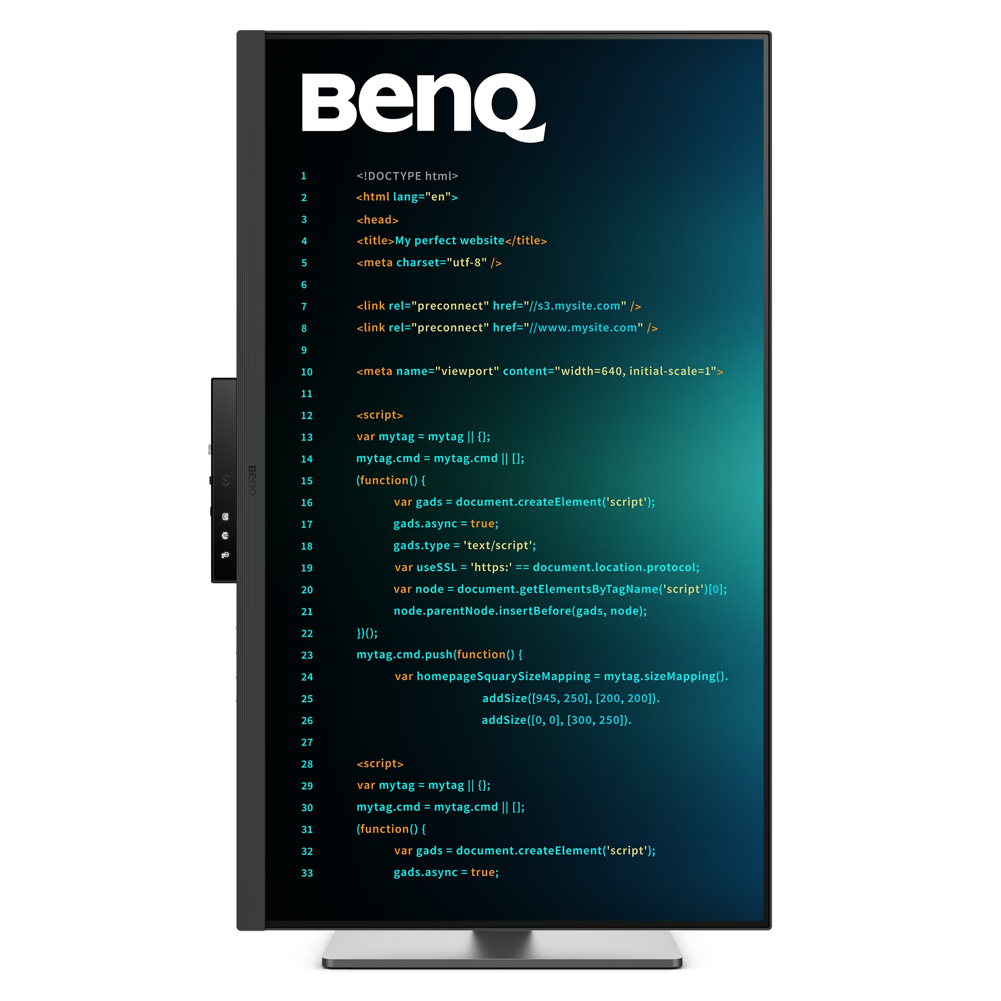 Benq RD320U 32 inch 4K Programming Monitor with MoonHalo Backlight - GOLCHHA COMPUTERS 