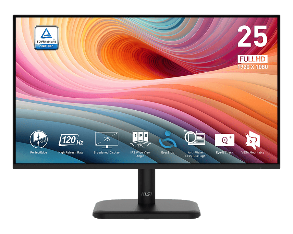 MSI PRO MP251L E2 24.5-Inch FHD Office Monitor