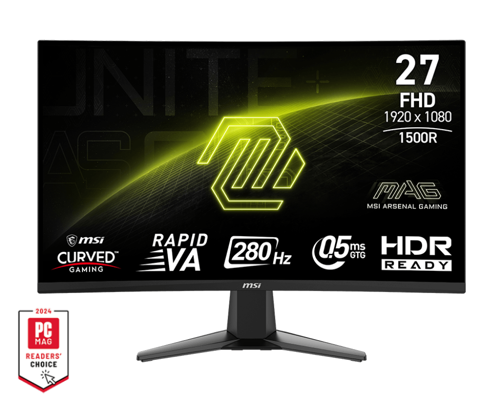 MSI MAG 276CXF 27 Inch FHD Curved Gaming Monitor