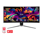MSI MAG 341CQP QD-OLED 34 Inch 2K UWQHD Curved Gaming Monitor