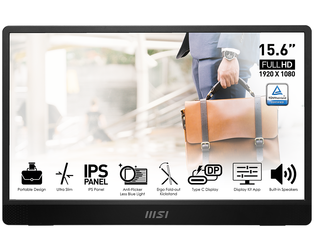 MSi PRO MP161 Portable & Ultra-slim Business Monitor