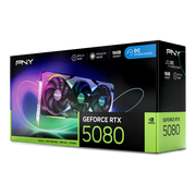PNY GeForce RTX™ 5080 16GB ARGB EPIC-X RGB™ Overclocked Triple Fan GPU