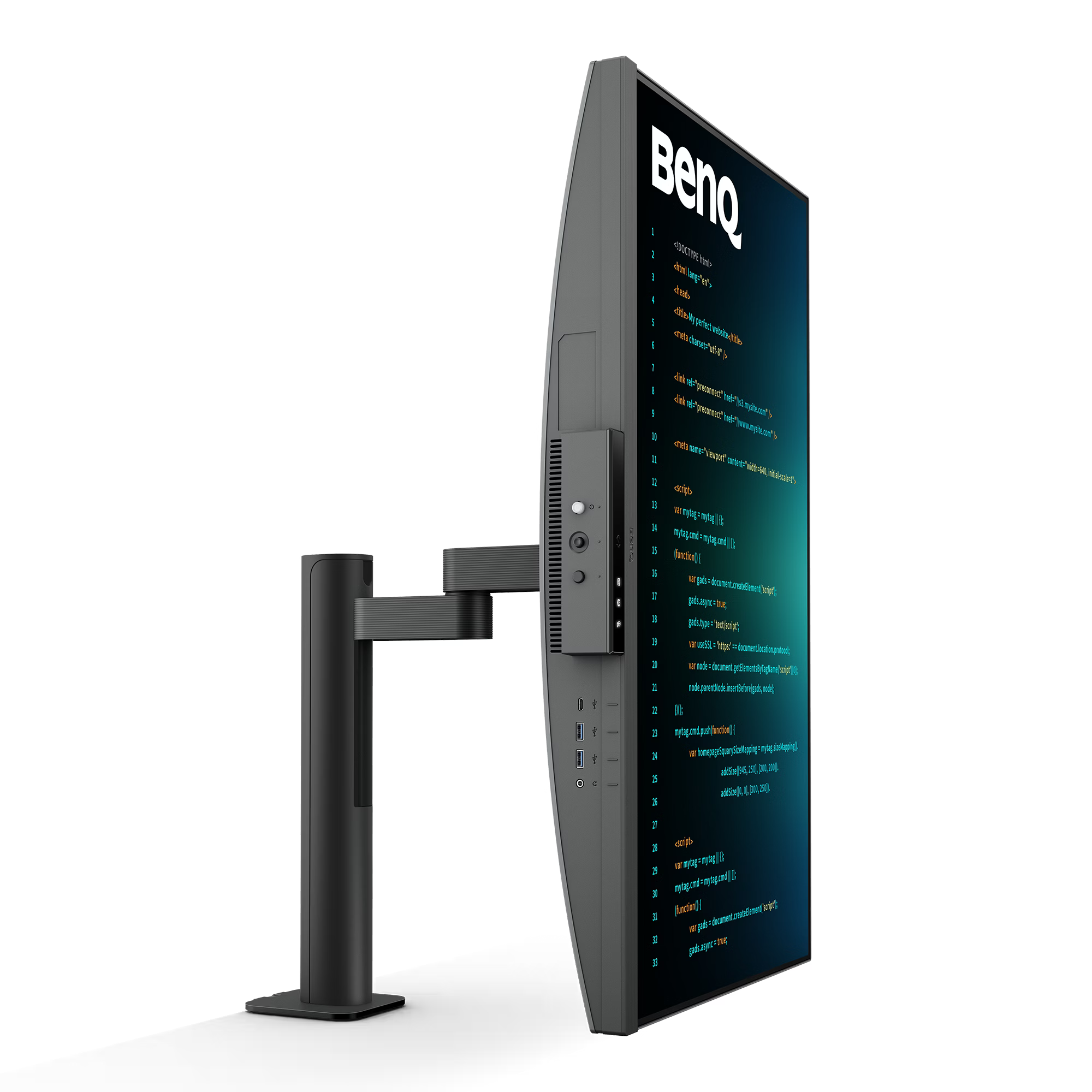 Benq RD320UA 32 inch 4K BenQ Programming Monitor with MoonHalo and Flexible Arm - GOLCHHA COMPUTERS 