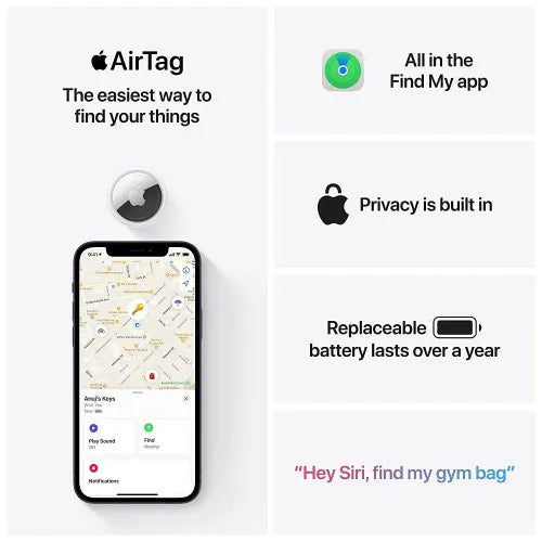 Apple (MX532ZM/A) Airtag Smart Tracker White - GOLCHHA COMPUTERS 