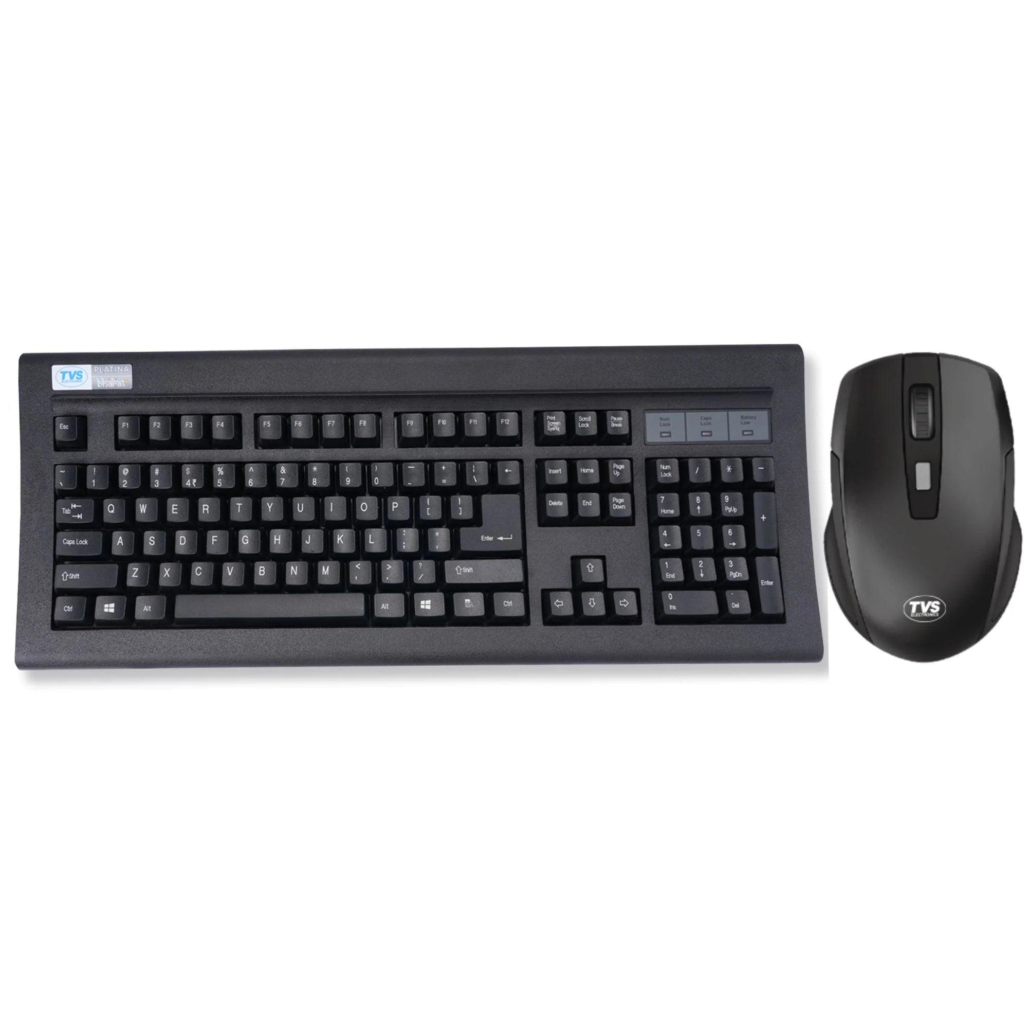 TVS Electronics Gold Platina Wireless Mechanical Keyboard and Mouse Combo