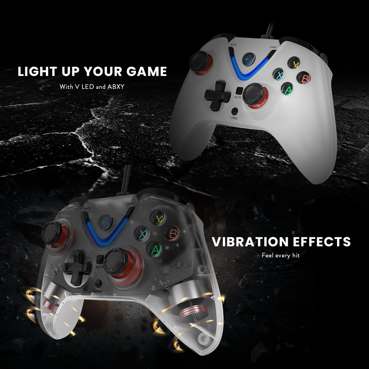 Cosmic Byte ARES Wired Controller for PC with Magnetic Triggers Upgraded Hall Effect Joysticks - GOLCHHA COMPUTERS 