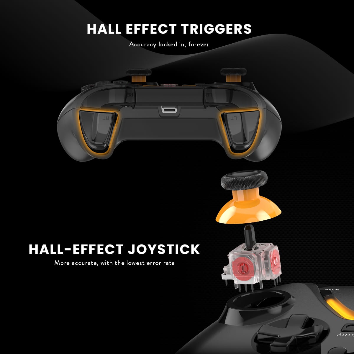 Cosmic Byte Ares Tri Mode Wireless/Bluetooth/Wired Controller, Hall Effect Joystick, Upgraded 1000Hz Polling Rate