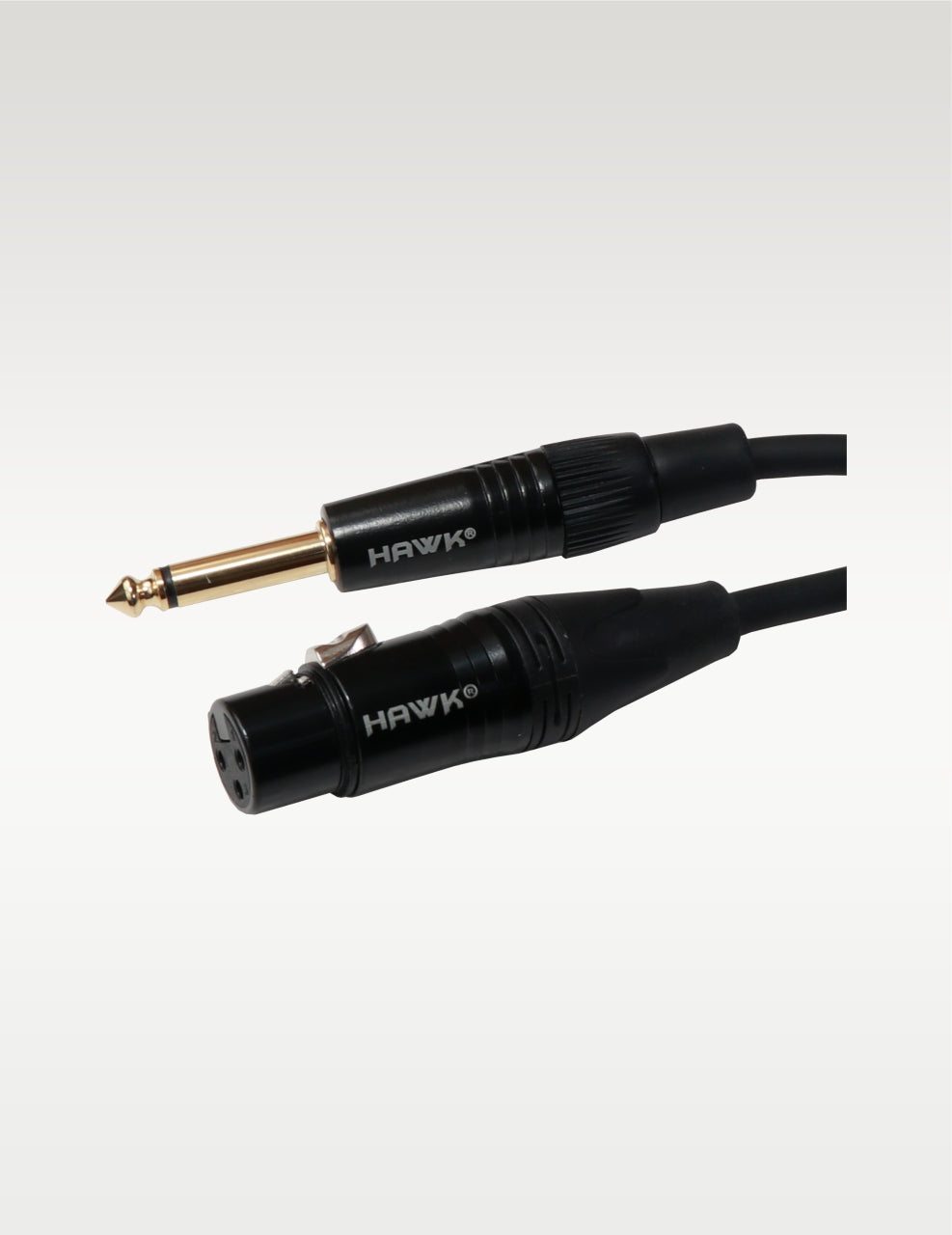 Hawk SXFP016 Gold Series TS Male to XLR Female Cable – 5 Meter BLACK