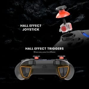 Cosmic Byte ARES Controller for PC with Magnetic Triggers Upgraded Hall Effect Joysticks - GOLCHHA COMPUTERS 