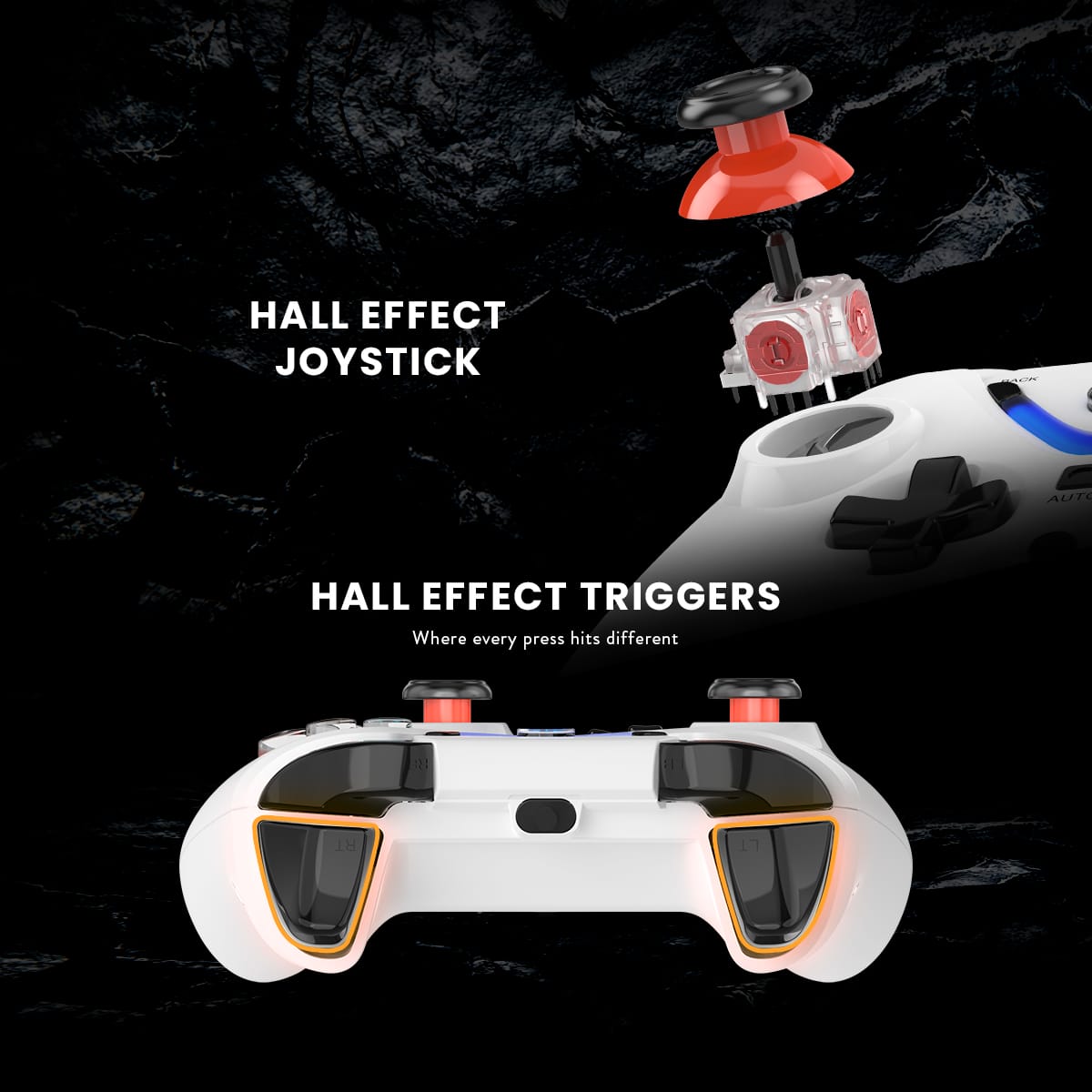 Cosmic Byte ARES Wired Controller for PC with Magnetic Triggers Upgraded Hall Effect Joysticks - GOLCHHA COMPUTERS 