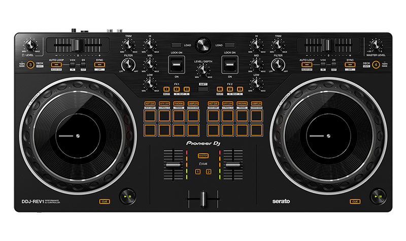 Pioneer DDJ-REV1 DJ Controller Scratch-style 2-channel DJ controller for Serato DJ Lite