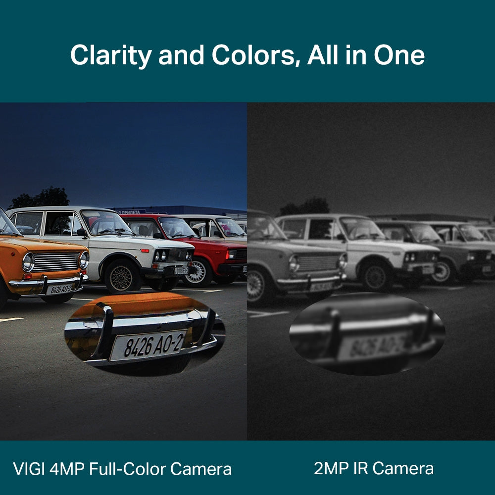 TP Link VIGI C540-W VIGI 4MP Outdoor Full-Color Wi-Fi Pan Tilt Network Camera - GOLCHHA COMPUTERS 