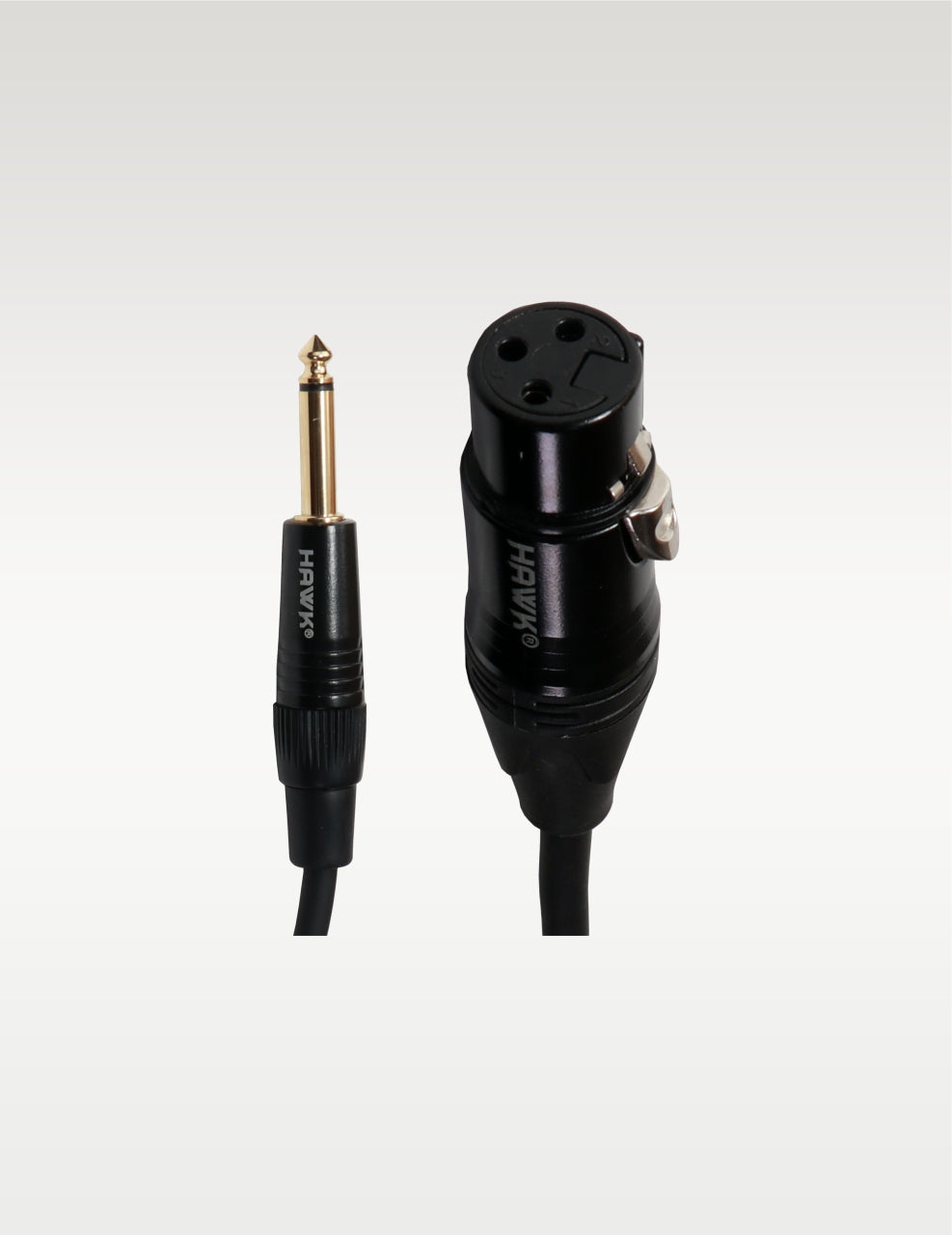 Hawk SXFP016 Gold Series TS Male to XLR Female Cable – 5 Meter BLACK