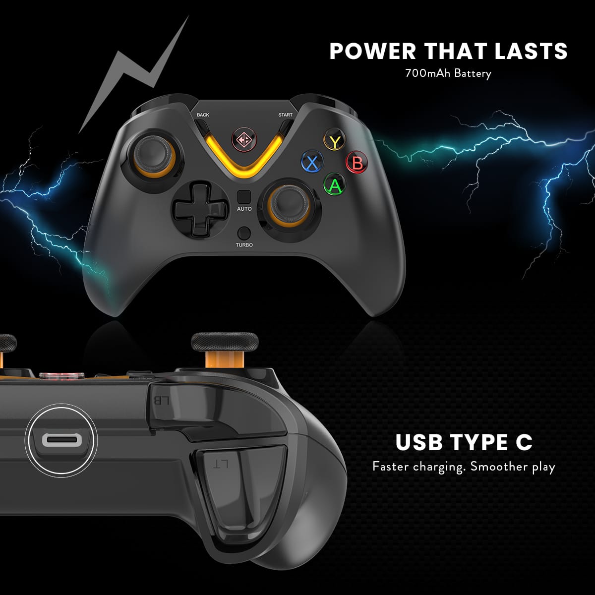Cosmic Byte Ares Tri Mode Wireless/Bluetooth/Wired Controller, Hall Effect Joystick, Upgraded 1000Hz Polling Rate