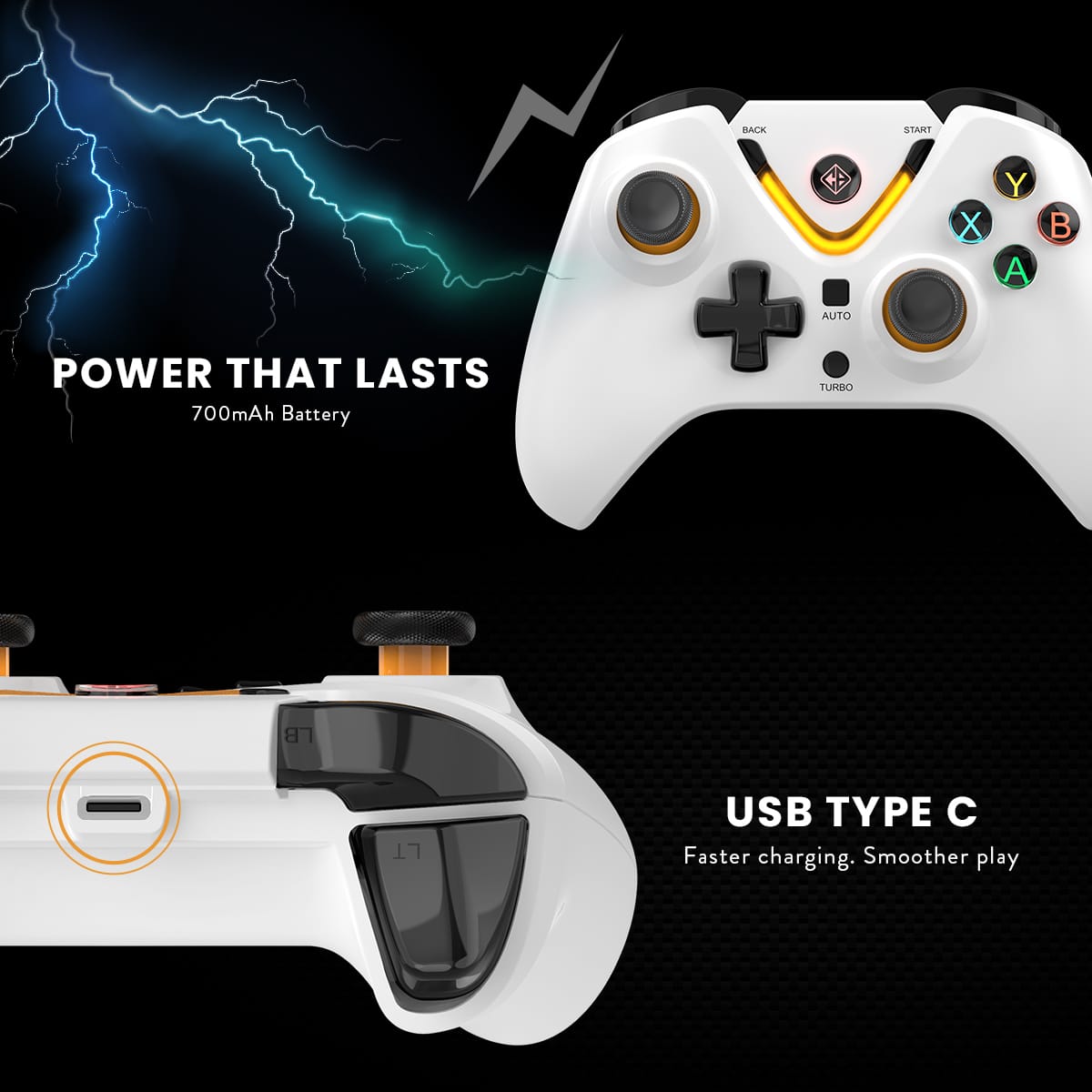 Cosmic Byte Ares Tri Mode Wireless/Bluetooth/Wired Controller, Hall Effect Joystick, Upgraded 1000Hz Polling Rate
