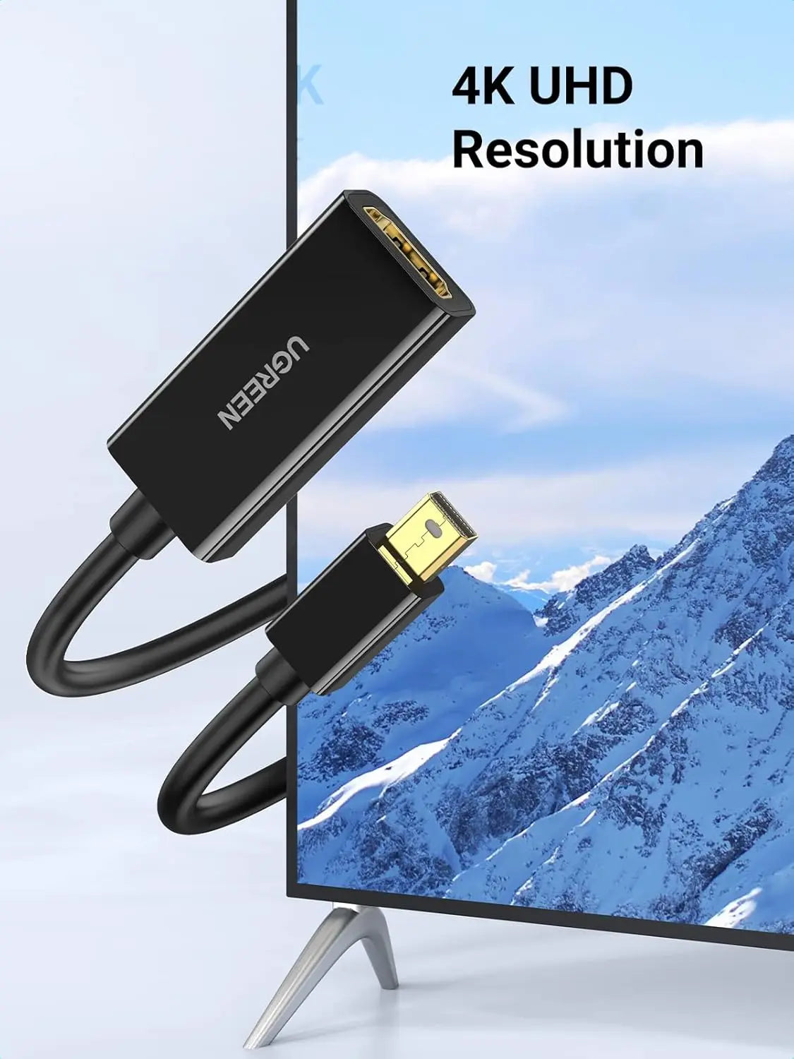 UGREEN Mini DisplayPort to HDMI Adapter 4K, Thunderbolt 2 Compatible (40360)