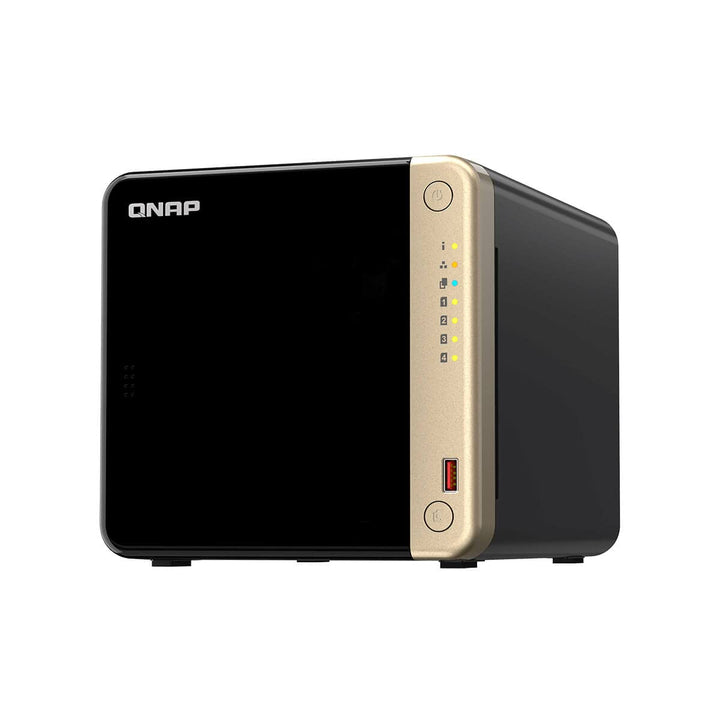 QNAP TS-464-4G (Quad-core Intel for Multitasking, 2.5GbE Multimedia HDMI NAS with M.2 PCIe Slots and PCIe expandability) - Black - Golchha Computers