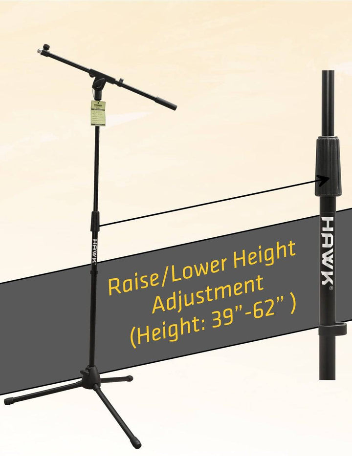 Hawk Proaudio HMS65T Tripod Mic Stand - Golchha Computers