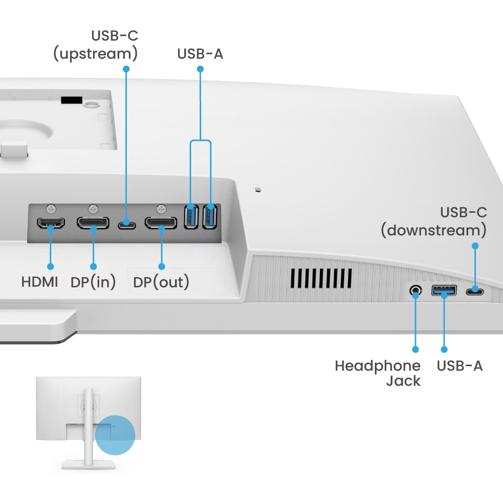 Benq GW2790QT 27 inch 2K QHD USB-C Coding Monitor - GOLCHHA COMPUTERS 