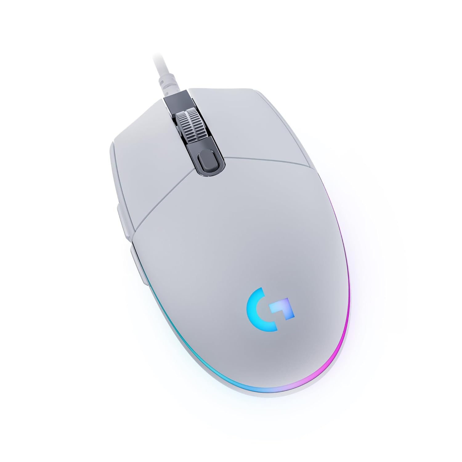 Logitech G203 Wired Gaming Mouse (White) - GOLCHHA COMPUTERS 