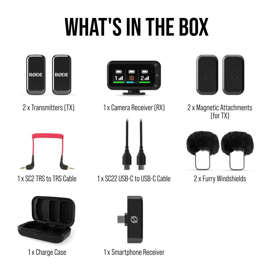 Rode Wireless Micro Camera Kit Ultra-compact Wireless Microphone For Cameras - GOLCHHA COMPUTERS 
