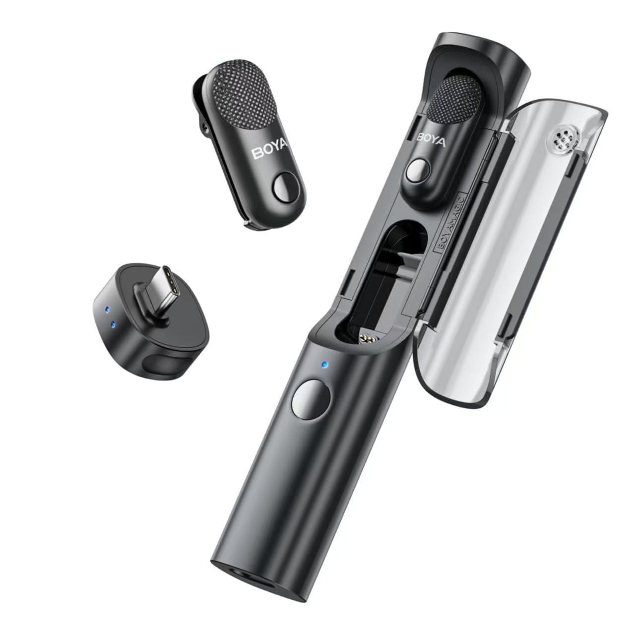BOYA Magic Transformable Al-Powered Mini Wireless Microphone