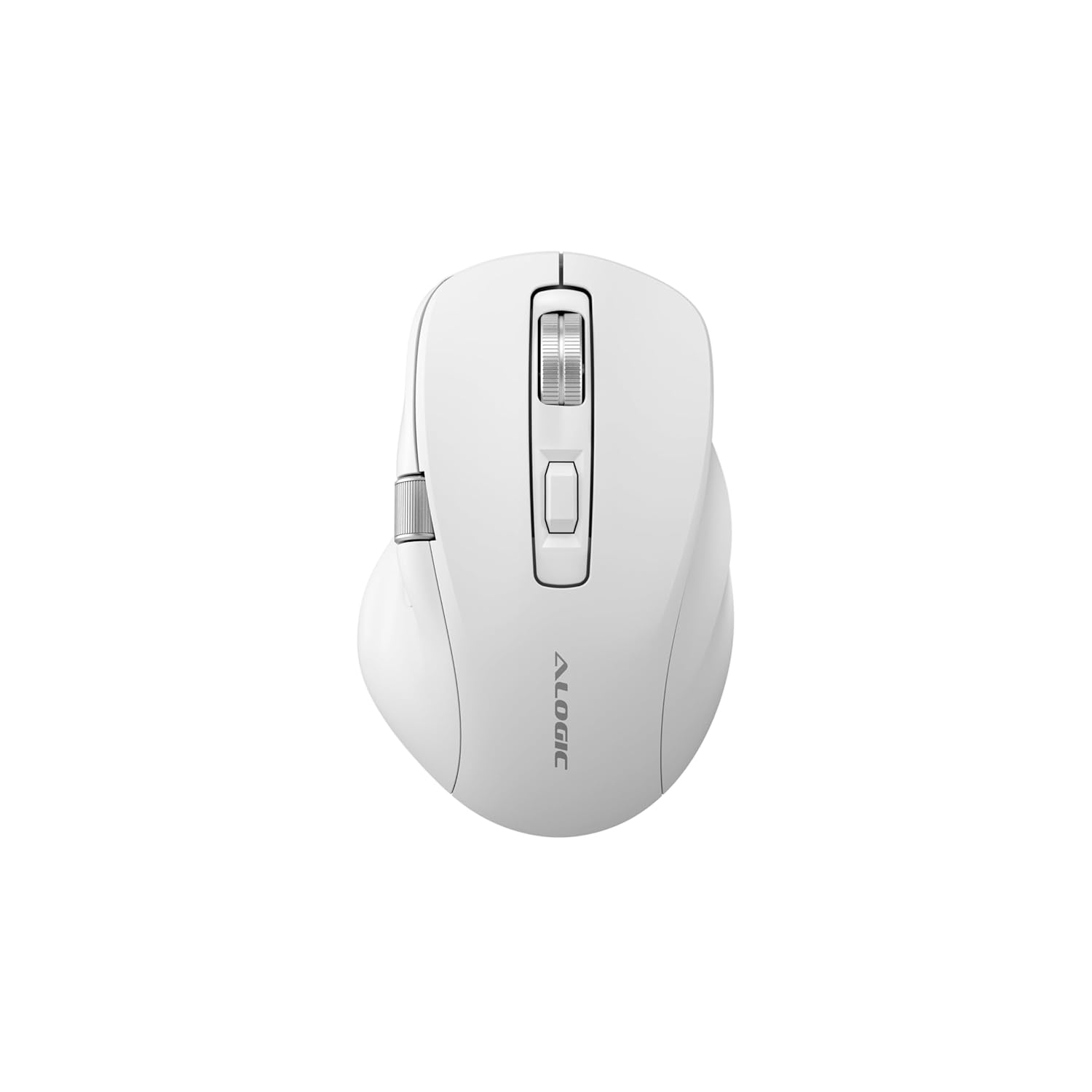 Alogic Apex Bluetooth USB-C Rechargeable 7 Keys Programmable Mouse - White - GOLCHHA COMPUTERS 