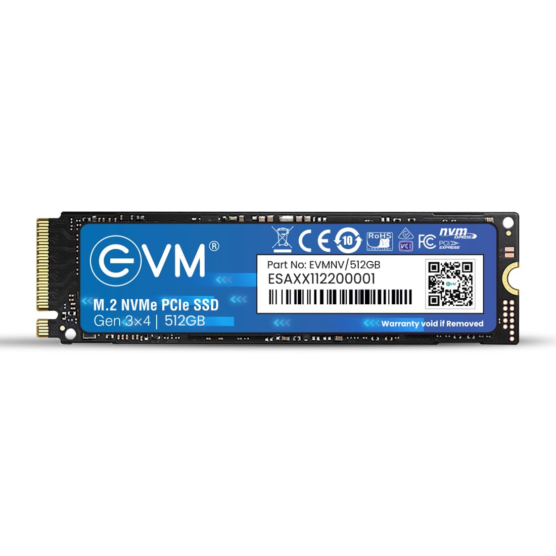 EVM NVMe Gen 3x4 Internal SSD (2280) – Upto 3500MB/s Read & 2800MB/s Write | PCIe 3.0 M.2 SSD - GOLCHHA COMPUTERS 