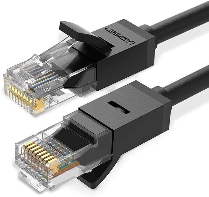 UGREEN Cat 6 Ethernet Cable 0.5m, Gigabit, Black (20158)