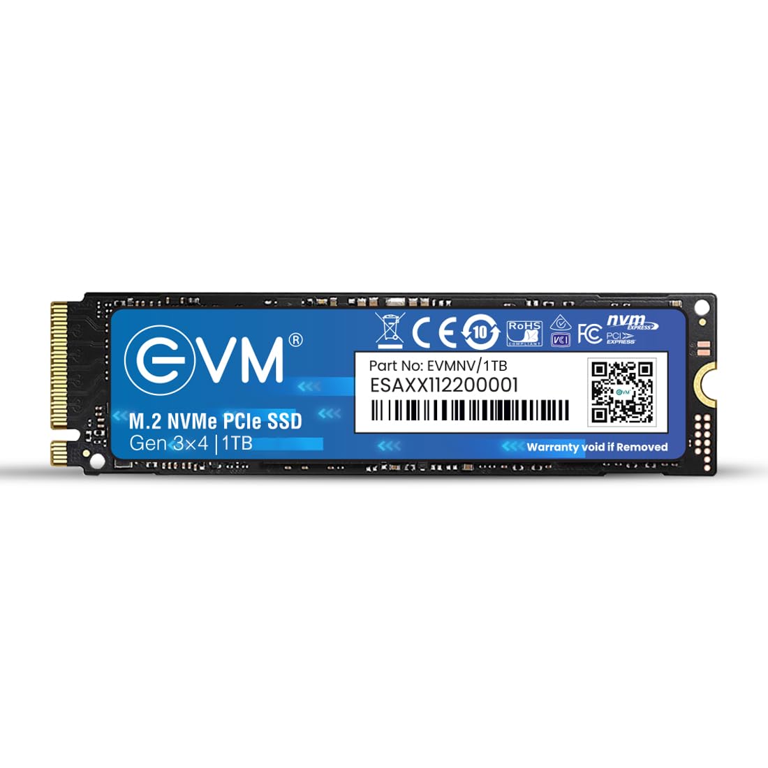 EVM NVMe Gen 3x4 Internal SSD (2280) – Upto 3500MB/s Read & 2800MB/s Write | PCIe 3.0 M.2 SSD - GOLCHHA COMPUTERS 