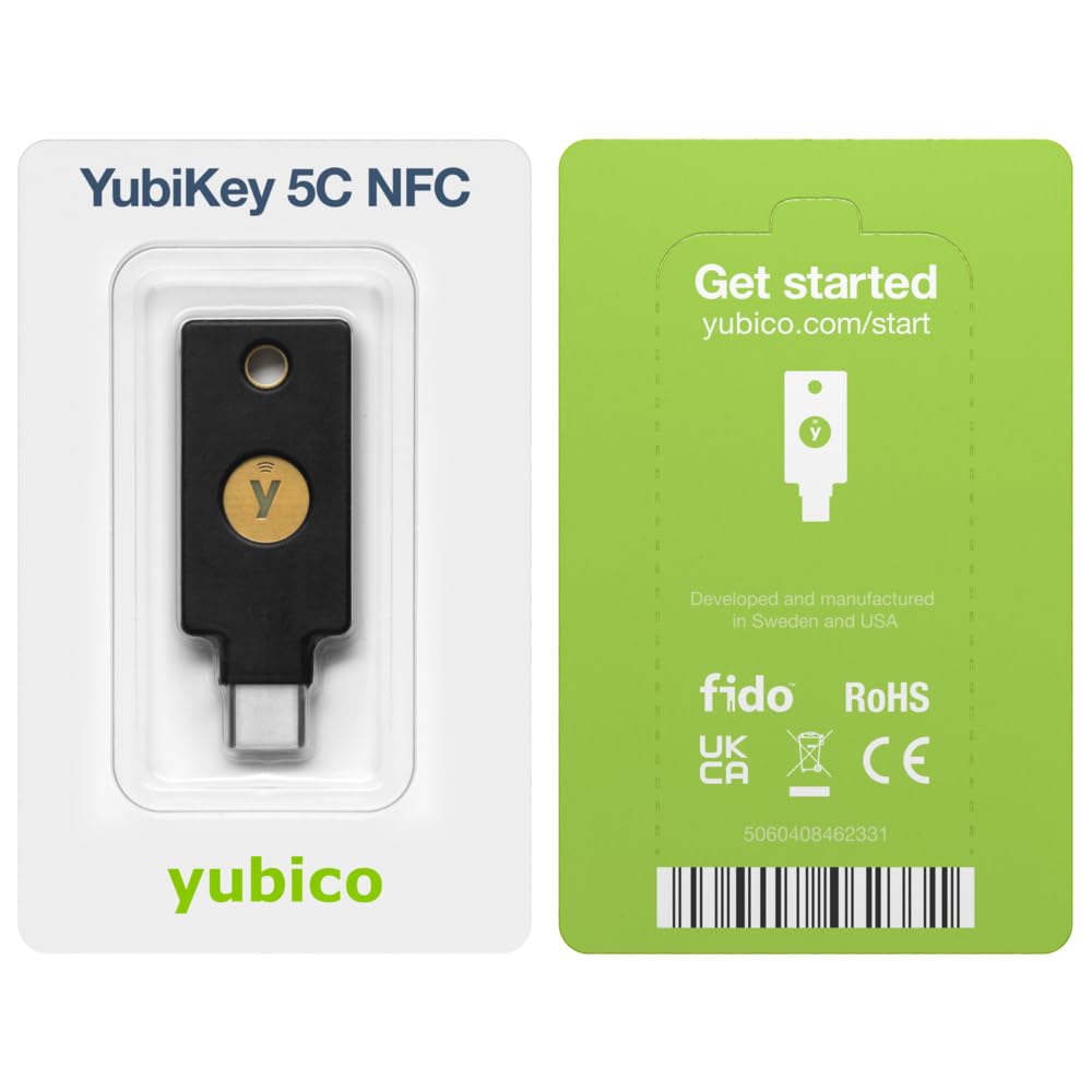 Yubico Yubikey 5C NFC Flash Drive - GOLCHHA COMPUTERS 